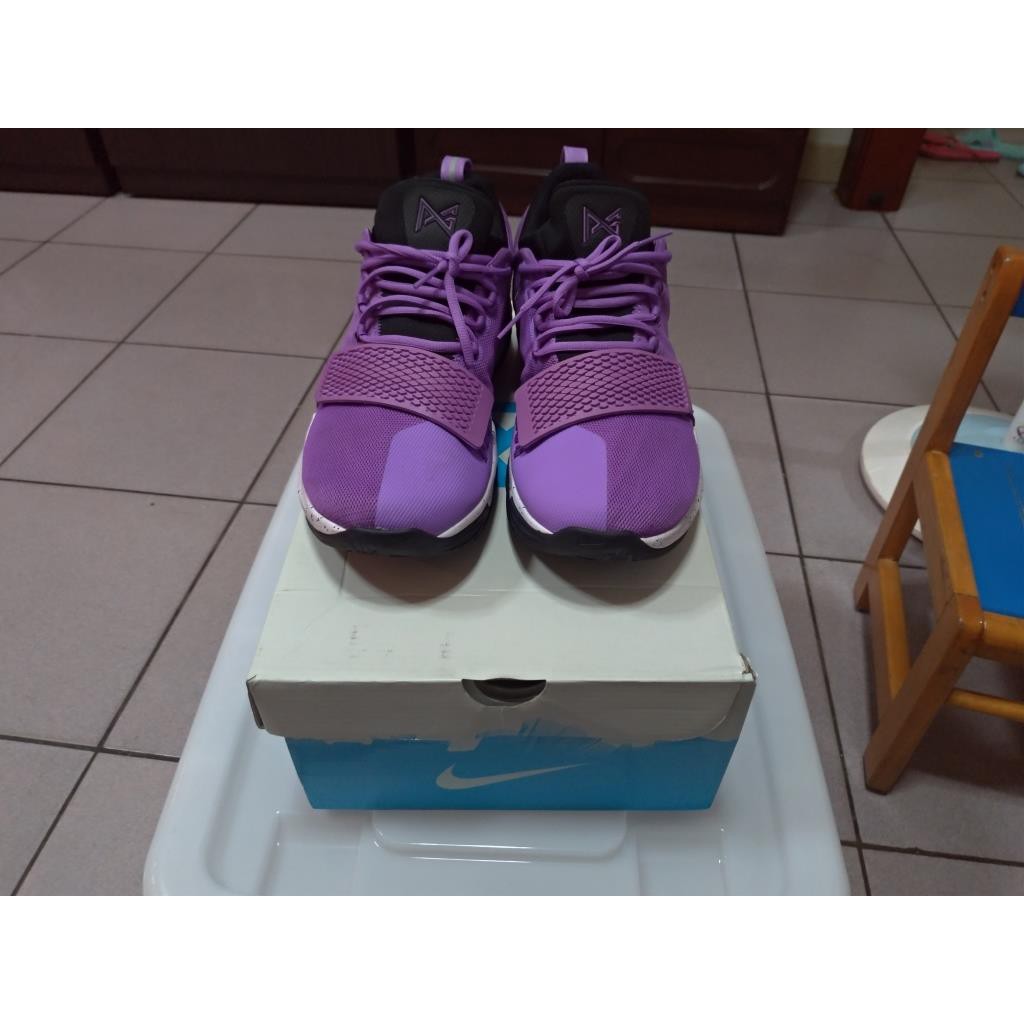 預定中-NIKE PG1 EP 紫色 潑墨 籃球鞋 US11