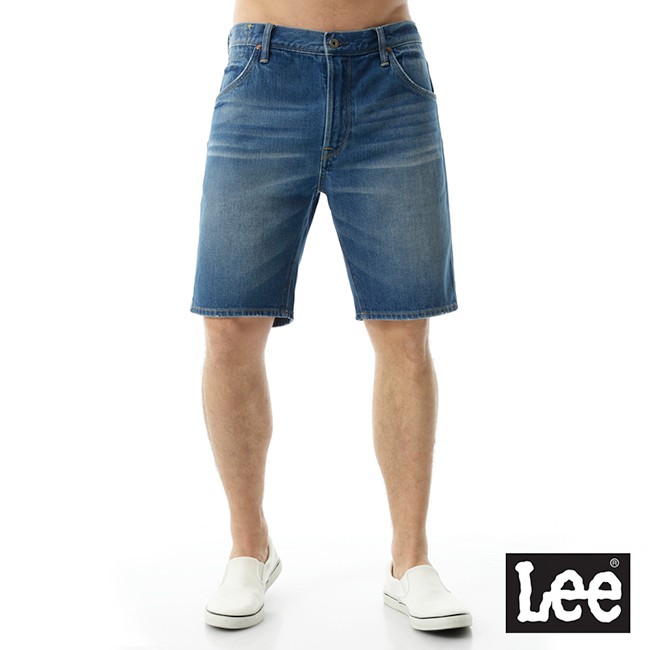 Lee 牛仔短褲 男 Modern 藍LL1700364TT