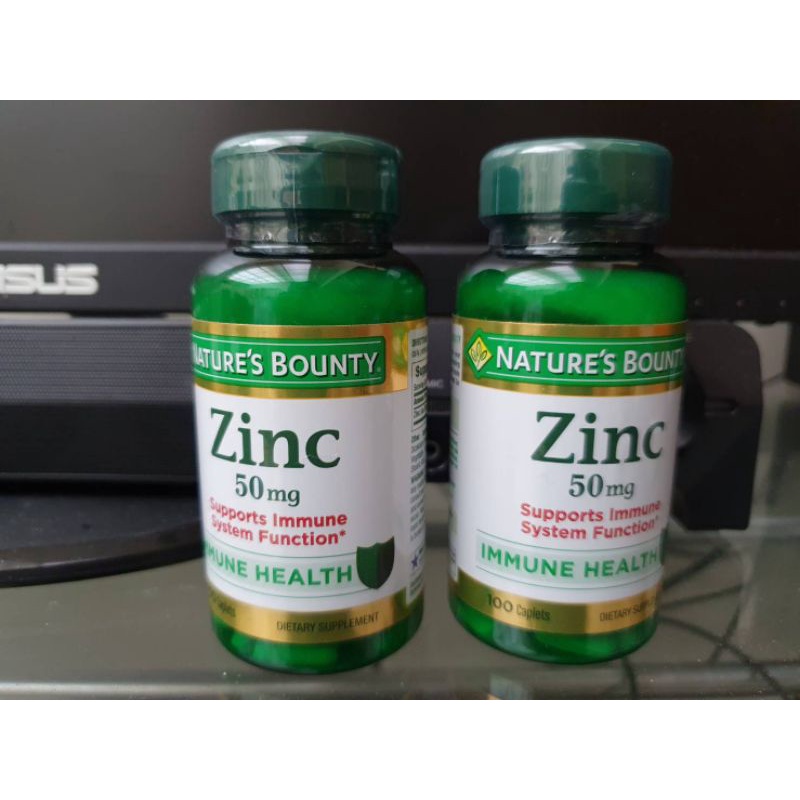 nature's bounty鋅50mg ZINC 抗苗