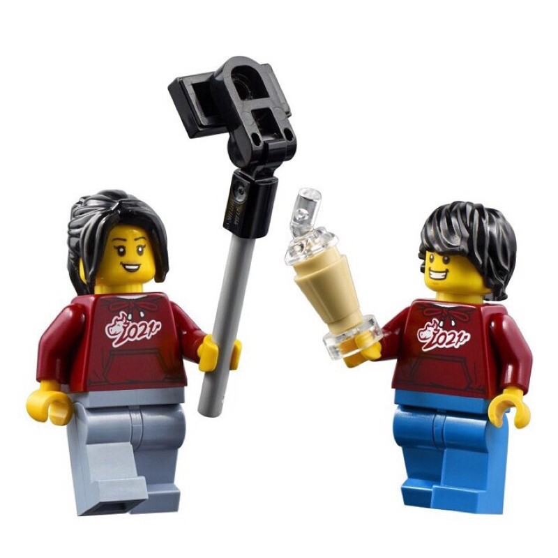 LEGO 80107 Spring Lantern Festival 元宵燈會 拆售人偶 情侶 情侶裝 (含手持配件)