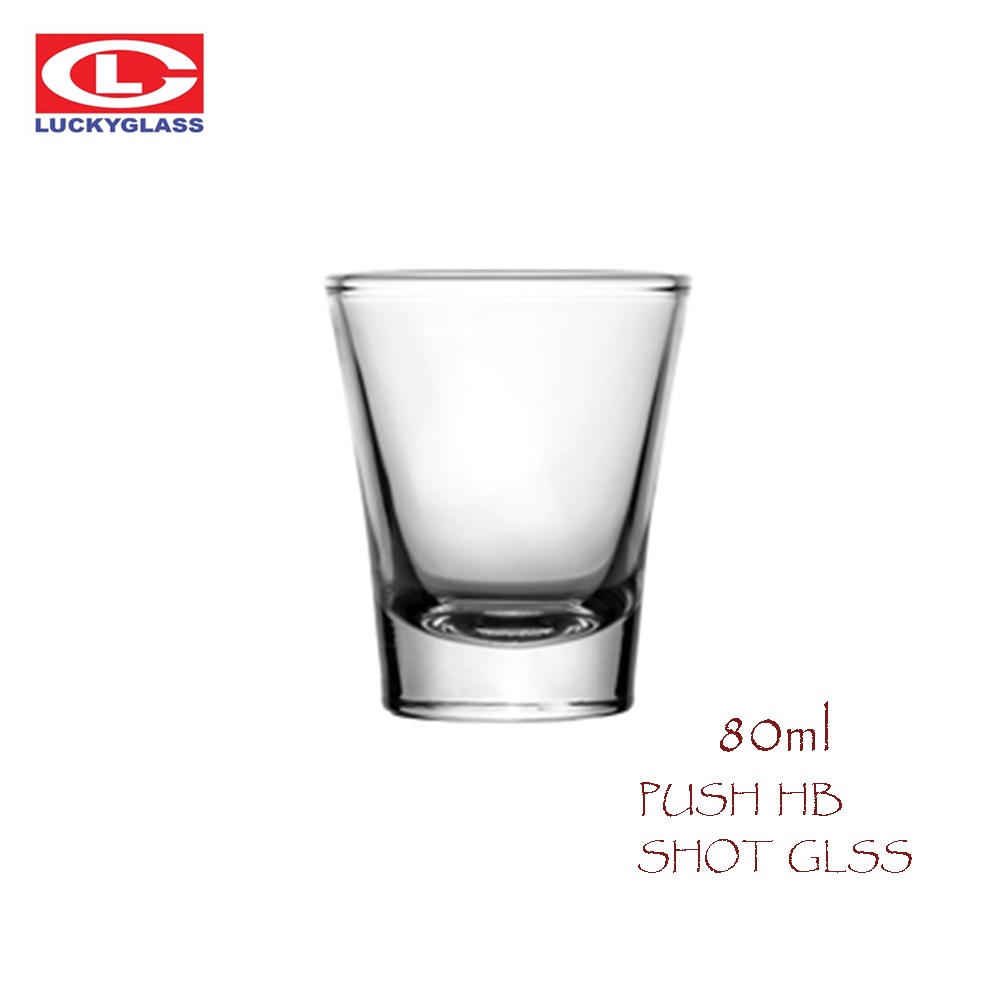 【泰國LUCKY】Rush HB Shot Glass 濃縮杯 80mL 一口杯 果汁杯 酒杯 水杯 飲料杯