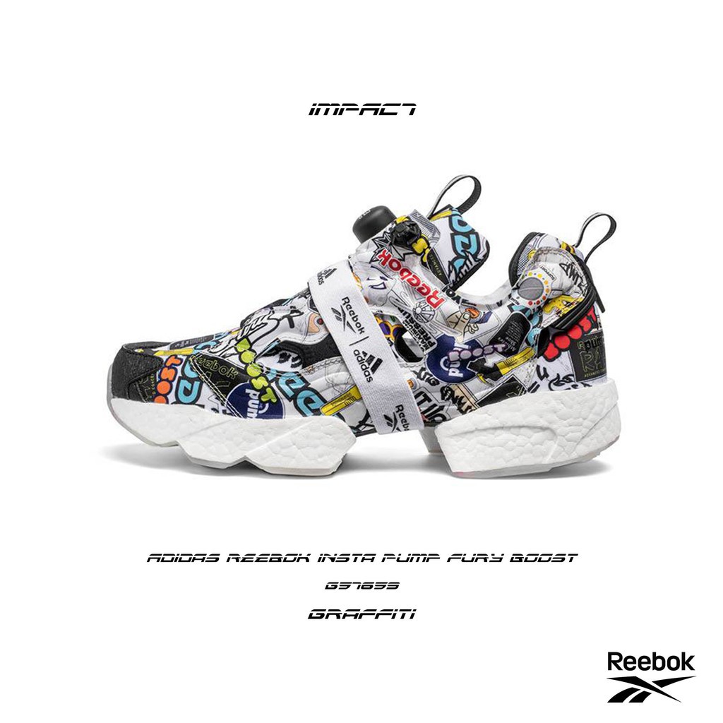 Adidas Reebok Insta Pump Fury Boost 聯名塗鴉經典鞋g Impact 蝦皮購物