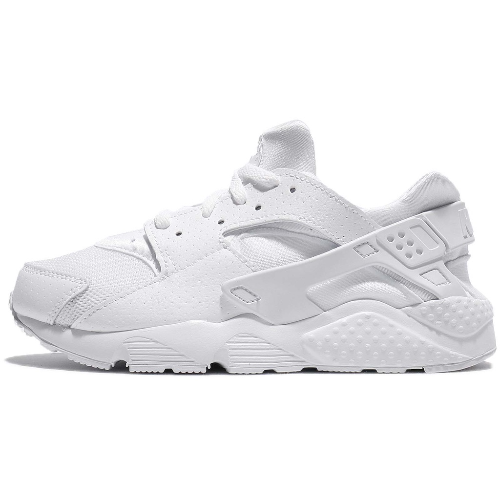 Nike 童鞋 Huarache Run PS白 全白 中童鞋 小朋友 武士鞋 襪套式 【ACS】 704949-110