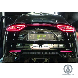 FI 高流量帶三元催化頭段 當派 排氣管 KIA Stinger GT 2018+ 底盤【YGAUTO】