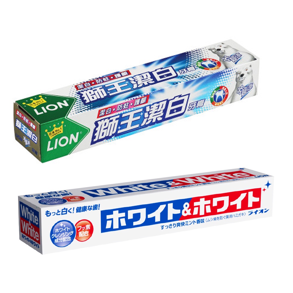 LION日本獅王 超涼潔白牙膏200g  /勁倍白牙膏150g【美日多多】