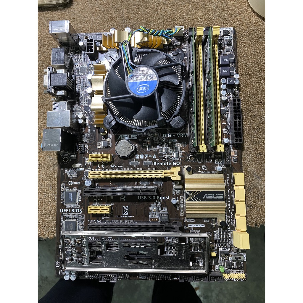 i7 4770K+Z87-A+DDR3 1333 8G*2 附檔板 風扇