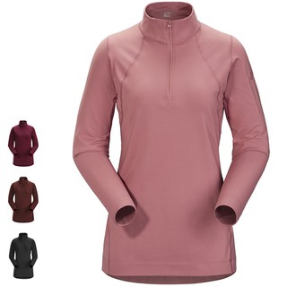 Arc'teryx 始祖鳥 女款 RHO LT ZIP NECK 薄款內層衣 保暖長袖排汗衣 17261 綠野山房