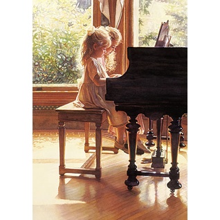 16772 1500片歐洲進口拼圖 EDUCA 彈鋼琴的小女孩