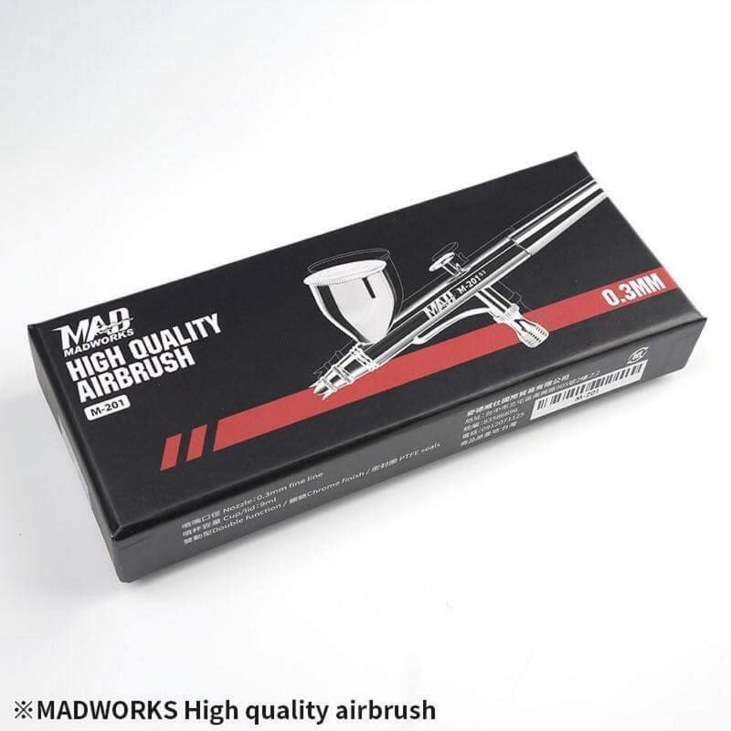 【好時多模】Madworks M201 雙動式噴筆 0.3mm 超高CP值