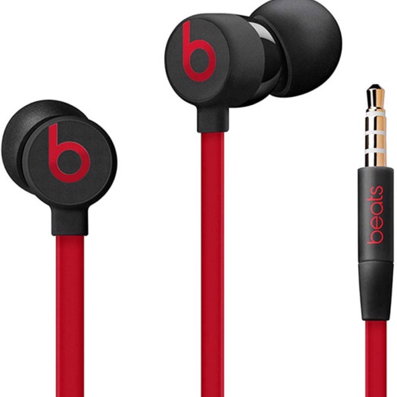 (免運優惠）全新正品 urbeats3 耳機🎧 原廠公司貨 黑紅色3.5mm接頭