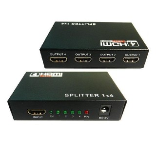 HDMI 1分2/1分4 分配器 (同步顯示)