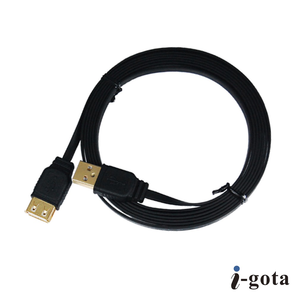 CX 超薄型 USB 線 2.0 頭 A公 A母 USB線 電腦傳輸線 1米 1.8米 2米 3米 扁線 延長線