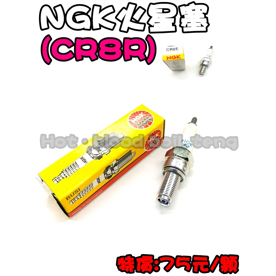 熱血沸騰 Ngk Cr8e R級火星塞r級火星塞長牙火星塞勁戰雷霆bws Gtr R3 Rv G5 Ktr 蝦皮購物