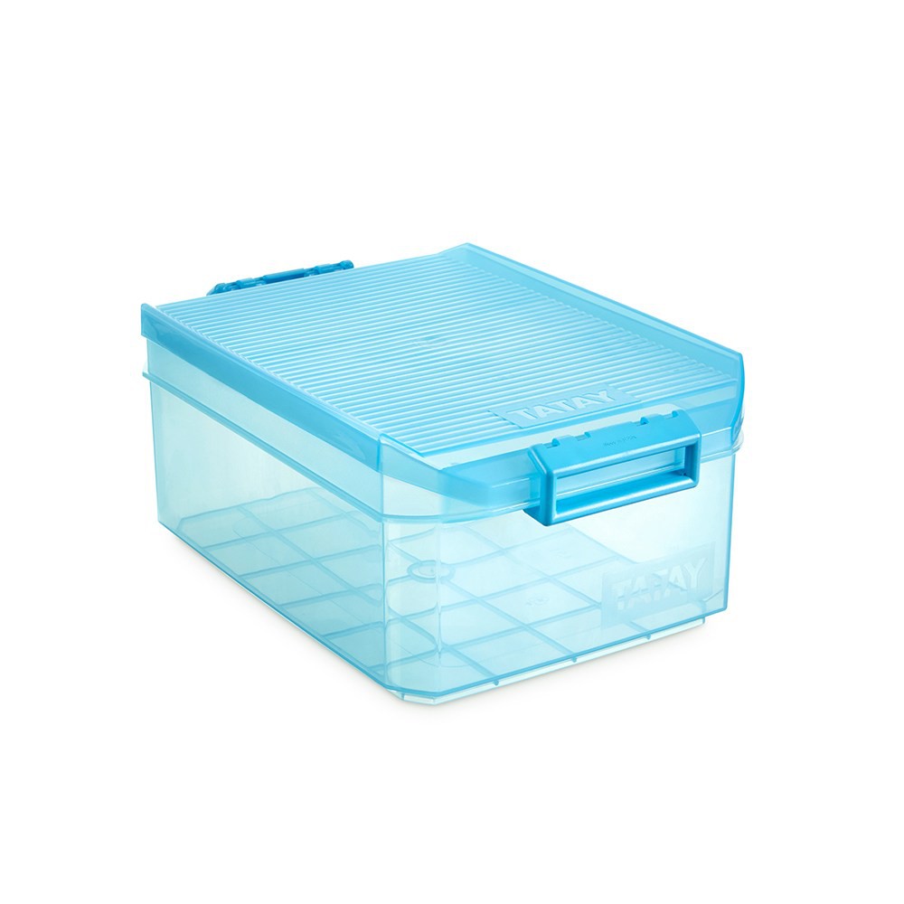 西班牙TATAY 收納整理箱 透明藍色 4.5L