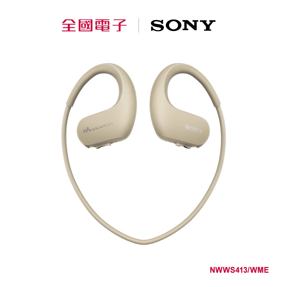 SONY數位隨身聽NWWS413/白  NWWS413/WME 【全國電子】