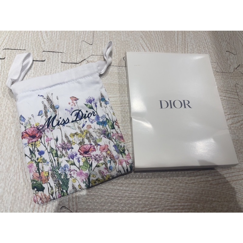 Dior 專櫃正品 絢麗繁花束口袋 化妝包