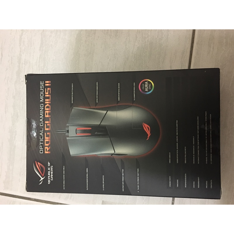 電競滑鼠 華碩ROG Gladius II 電競滑鼠