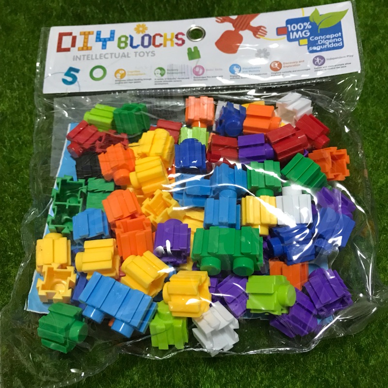 ［現貨］DIY Blocks DIY 積木 50pc