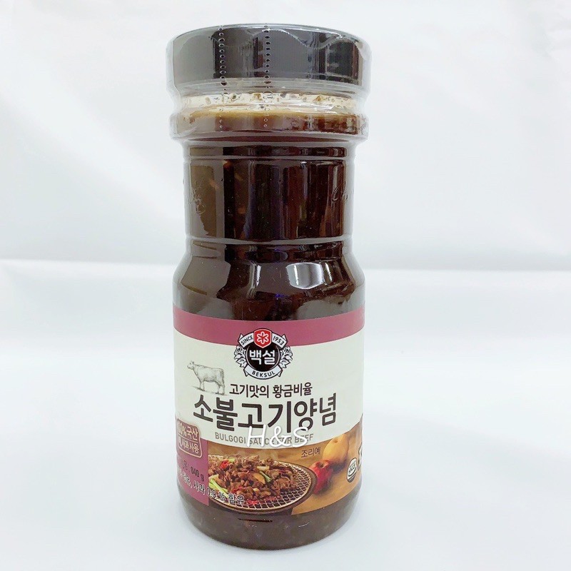 即期品 CJ韓式醃肉醬-原味840g 韓國烤肉醬 原味烤肉醬 醃肉醬 BBQ烤肉 醃肉 CJ醃肉醬 CJ烤肉醬 H&amp;S