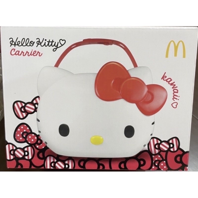 限量麥當勞聯名hello kitty汽車置物籃/萬用手提籃