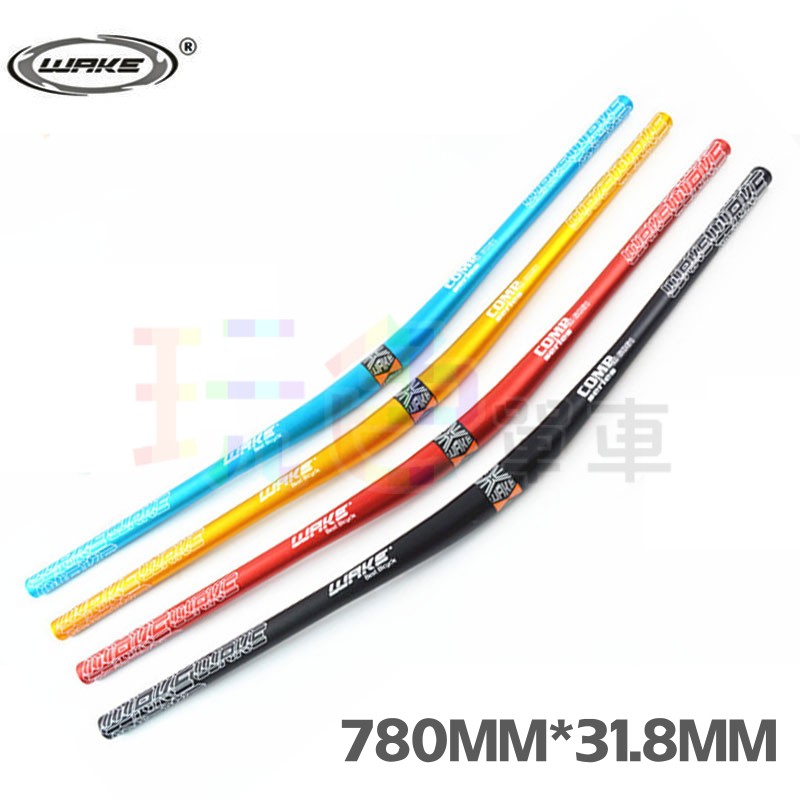 Wake 鋁合金車把手 780 31 8mm 車把把手握把適合下坡車登山車平把車 蝦皮購物