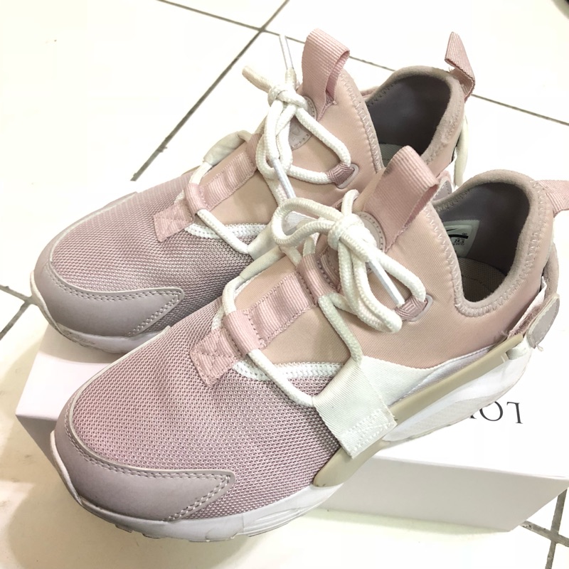 Nike 武士鞋 air huarache city low 粉色 24.5cm