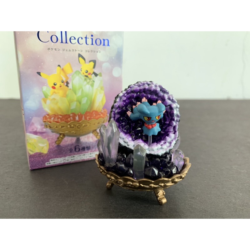 RE-MENT 神奇寶貝 gemstone collection 日版 夢妖 紫水晶 寶石 公仔 盒玩 食玩 非 扭蛋