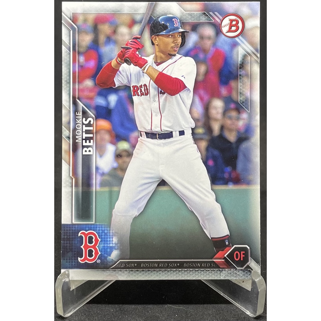 MOOKIE BETTS 大聯盟 棒球卡 MLB 2016 BOWMAN #13 紅襪隊