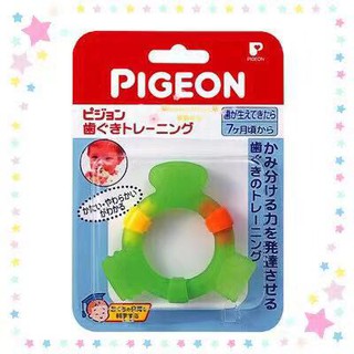 貝親Pigeon 綠色圈圈 牙齒咬環/固齒器（牙齦訓練）