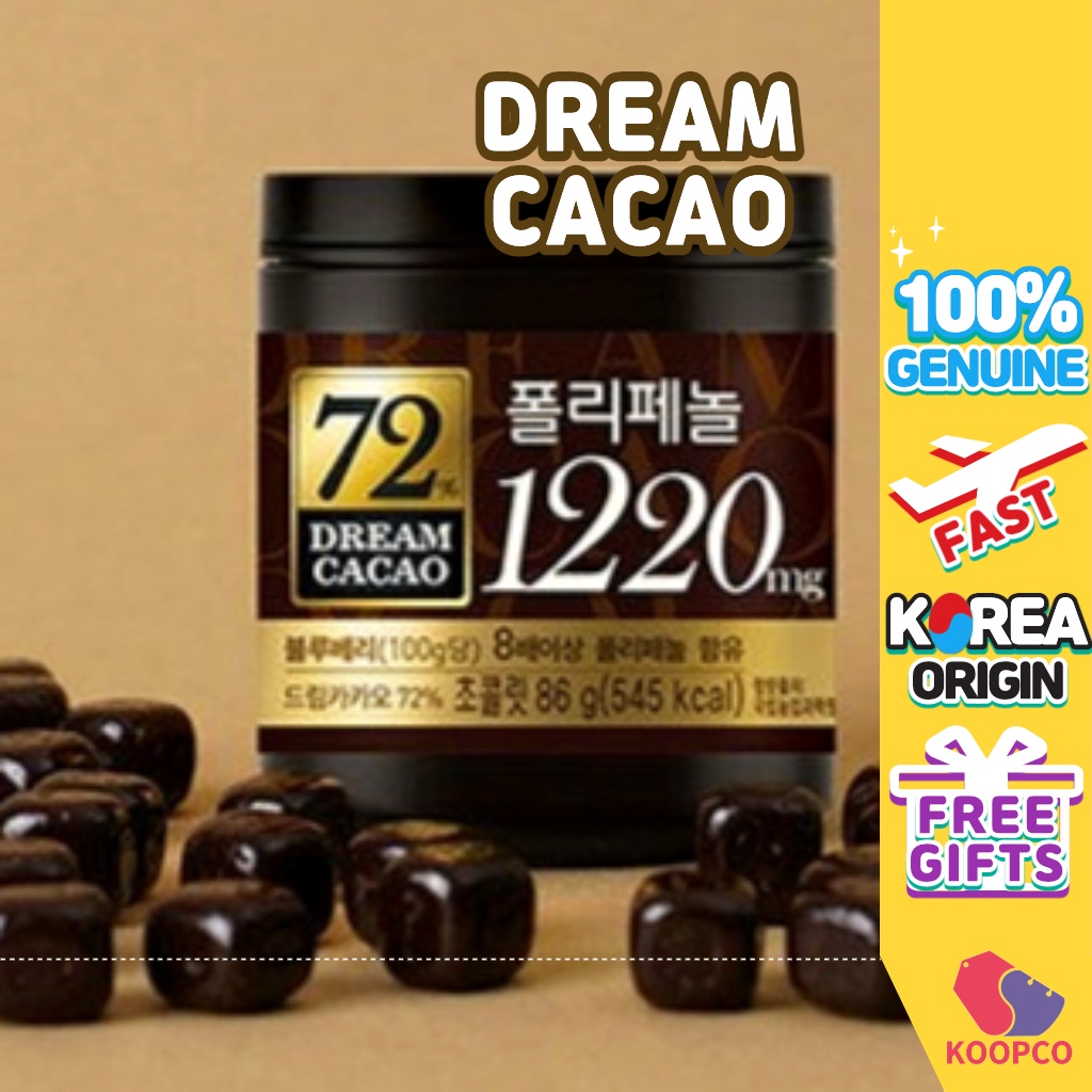 Lotte Dream Cacao 72% 多酚巧克力 86g / 韓國食品