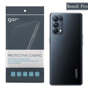 GOR OPPO Reno 5 / 5Pro 手機殼 手機套 保護殼 保護套 防摔殼 抗衝擊殼 高清 透明 軟TPU