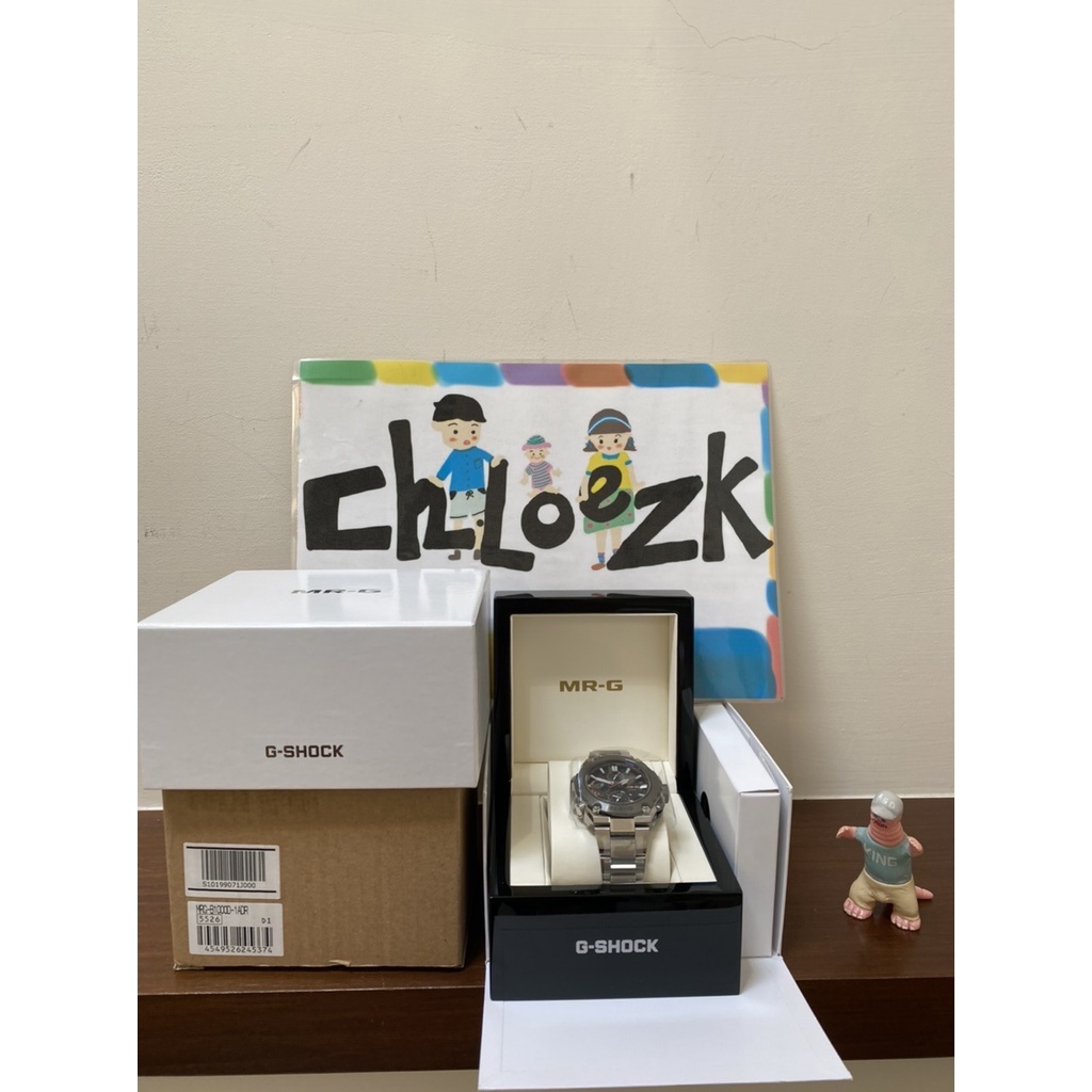 ［CHLOE ZK］ G-SHOCK CASIO MRG-B1000D-1 全新 銀黑