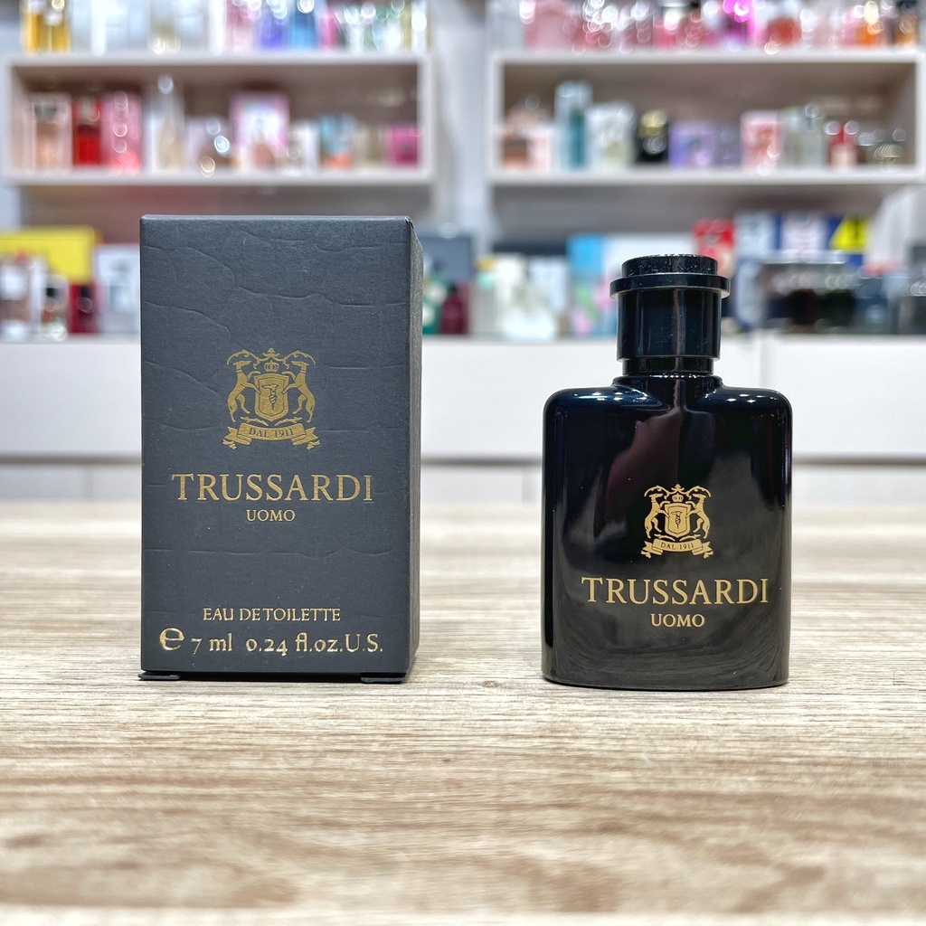 🔥現貨🔥 TRUSSARDI Uomo 百年紀念款男性淡香水 7ml 小香 隨貨附發票 夢鹿