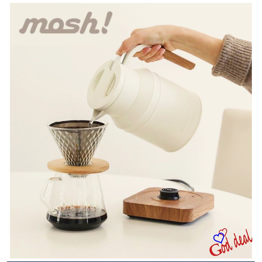 [Mosh] 迷你電水壺不銹鋼茶壺熱水溫度控制 (800ml)