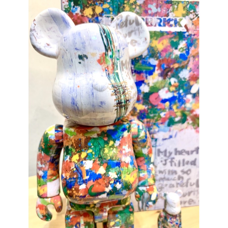 BE@RBRICK 木梨憲武《感謝》/《のっ手いこー！ REACH OUT》