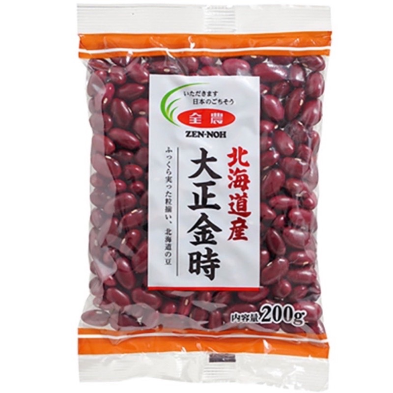日本 全農 ZEN NOH 北海道 大正金時 大紅豆 紅豆 200g