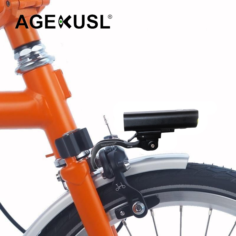 AGEKUSL 自行車燈帶支架Brompton 3Sixty Pikes United 三折折疊自行車 GACIRON燈