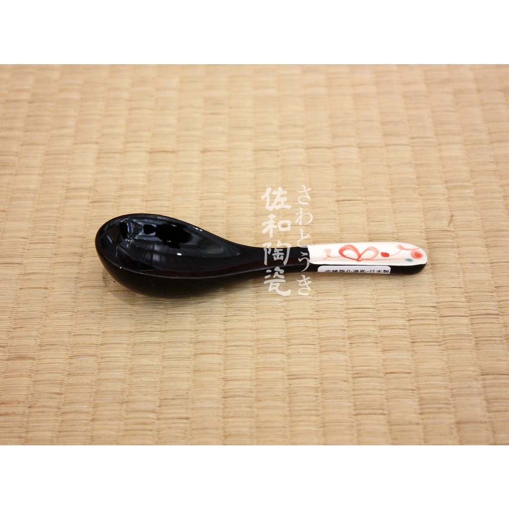 +佐和陶瓷餐具批發+【赤繪強化湯匙-日本製XL11013-39A】日本製 湯匙 麵匙 餐具 吃飯用具