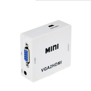 VGA轉HDMI轉接器⭐母對母 支援1080P高畫質 帶音頻 VGA2HDMI切換器 VGA TO HDMI轉換器