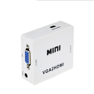 VGA轉HDMI轉接器⭐母對母 支持1080P高清 帶音頻 VGA2HDMI切換器 VGA TO HDMI轉換器