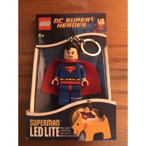 正版 樂高 LEGO 鑰匙圈 DC超人 LED 盒裝