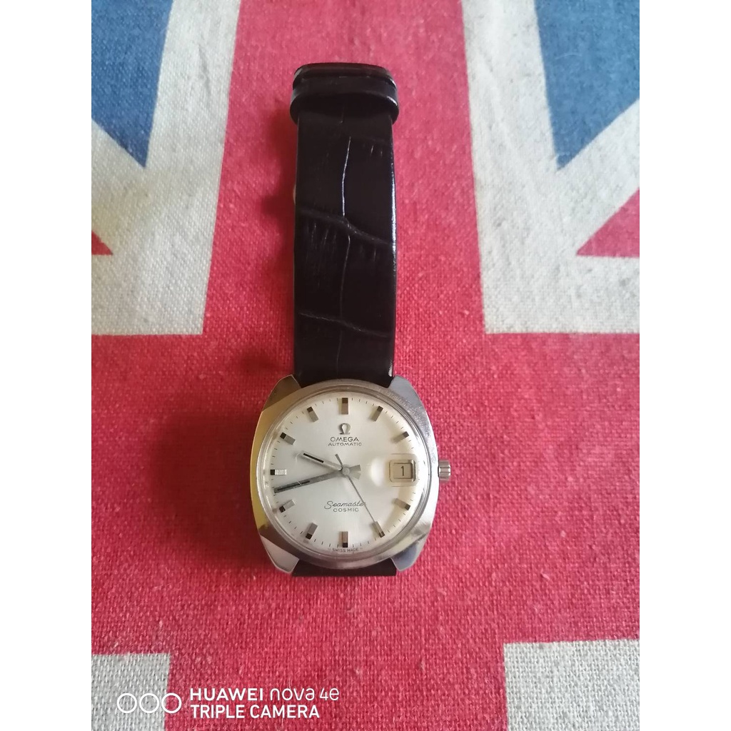 Omega 歐米茄海馬錶 機械錶 自動上鍊 日期顯示 此錶錶型特別 背殼有海馬標誌 走時準確 已保養