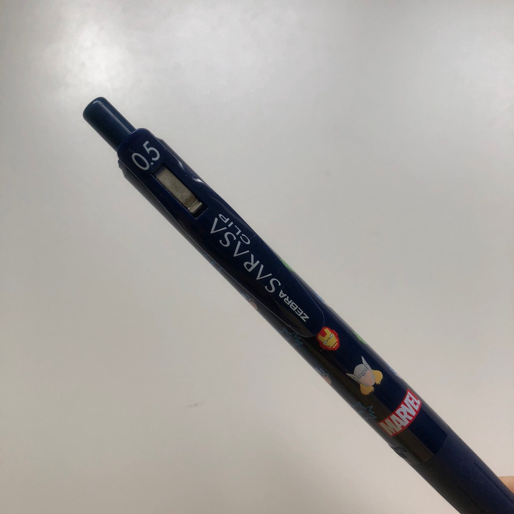 ［8.5成新］ ZEBRA 斑馬 SARASA CLIP 鋼珠筆  0.5mm 限定款 MARVEL