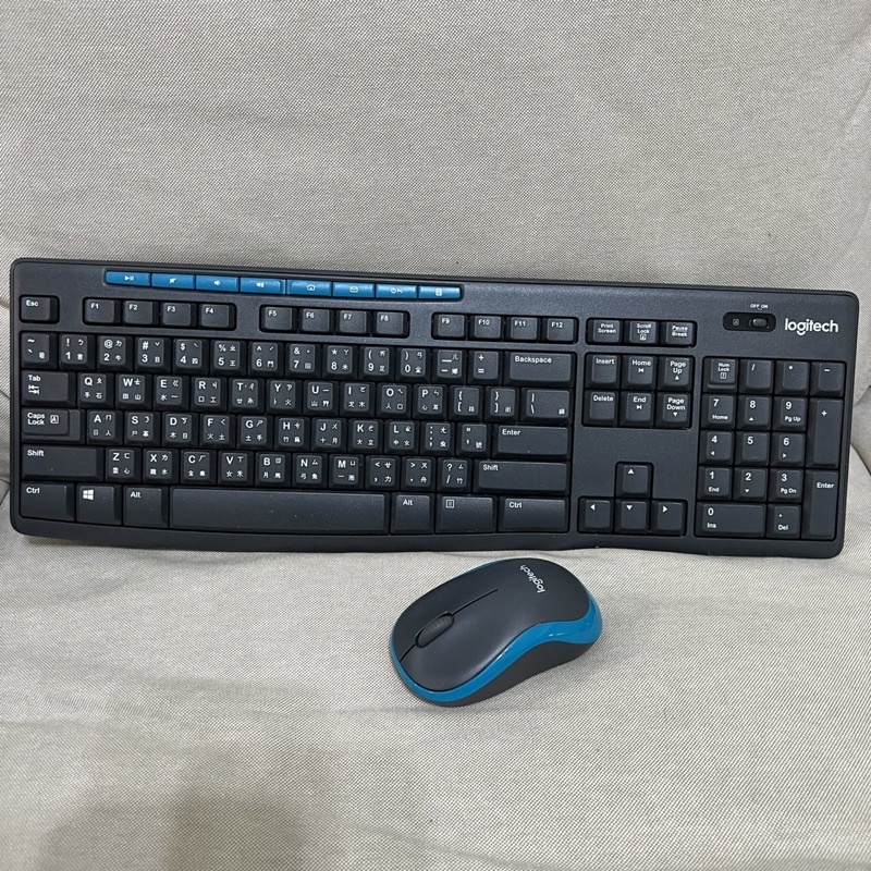 [二手] [正品] Logitech 羅技 滑鼠鍵盤組合 無線滑鼠 無線鍵盤K275/M185