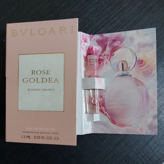 BVLGARI Rose Goldea 寶格麗 最新歡沁玫香女性淡香精1.5ml/寶格麗玫瑰金漾女性淡香精1.5ml