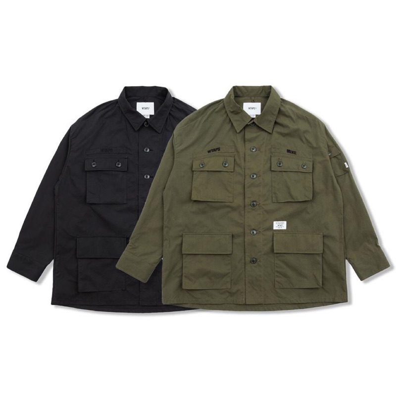 WTAPS 18ss JUNGLE LS 四袋襯衫 夾克 軍裝