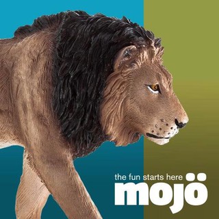 動物模型 MOJO FUN 黑毛雄獅子 獅 (新款式)