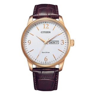【CITIZEN星辰】光動能 BM8553-16A 數字 星期日期顯示 皮錶帶男錶 白/金 41.8mm 台南 時代鐘錶