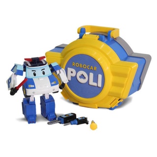 Poli 波力救援小英雄 Led變形手提基地 變形玩具 波力/安寶/羅伊