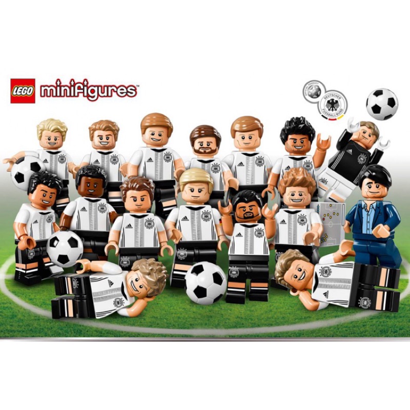 樂高LEGO 71014 Minifigures 德國足球隊 整箱未拆封